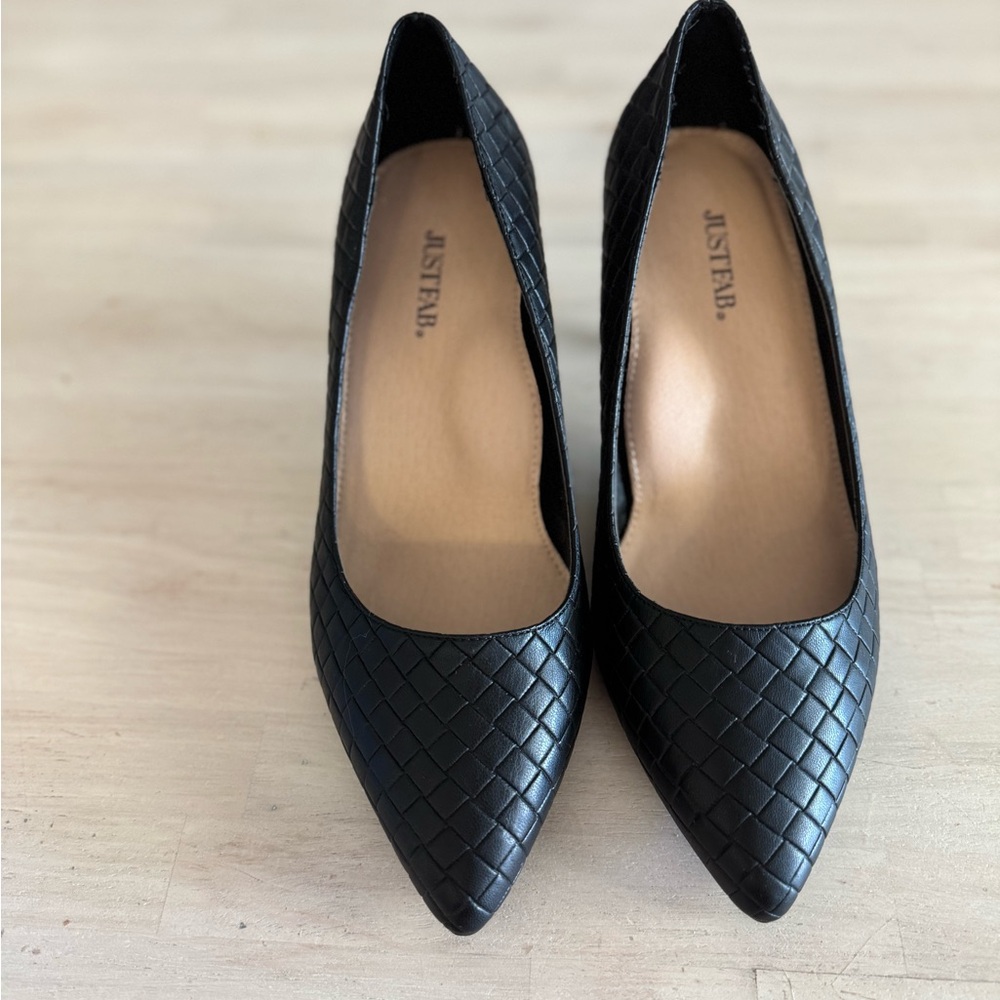 Black Quilted Heels